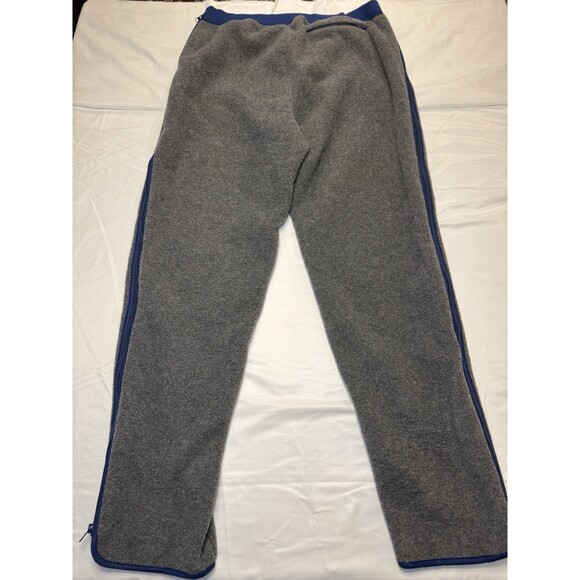 Vintage 90s Patagonia Gray Fleece Sweatpants Side Zipper Back Pocket Mens XL - Picture 11 of 12